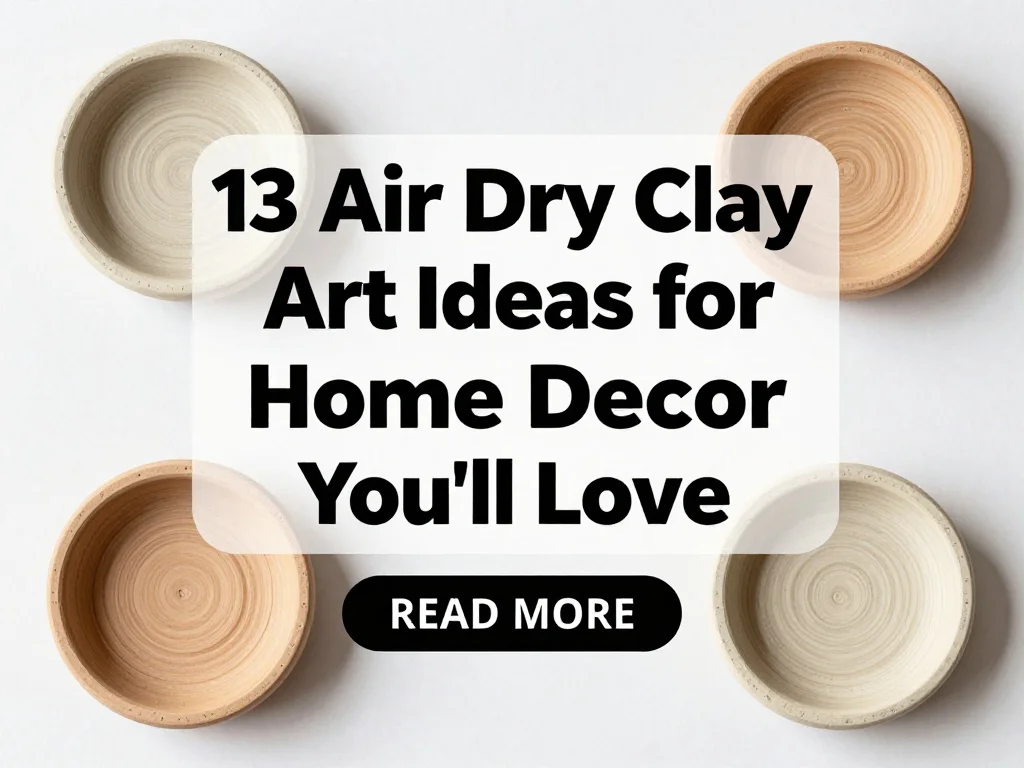 13 Air Dry Clay Art Ideas for Aesthetic DIY Home Decor You'll Love