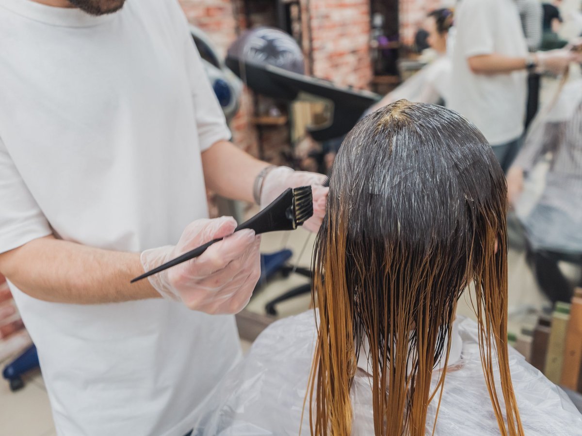 Soft Caramel Ombre Melting Into Dark Warm Brown Roots - Warm Brown Hair Caramel