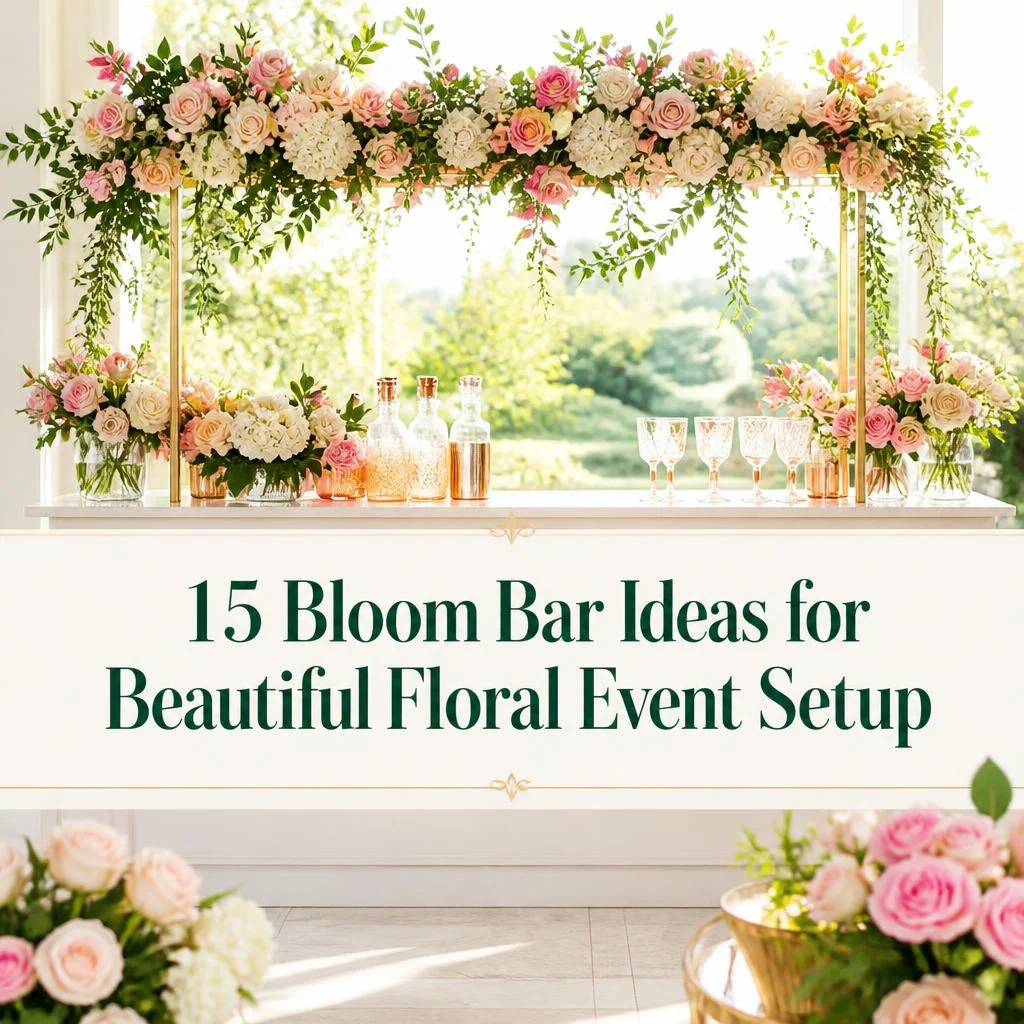 15 Bloom Bar Ideas for Beautiful Floral Event Setup