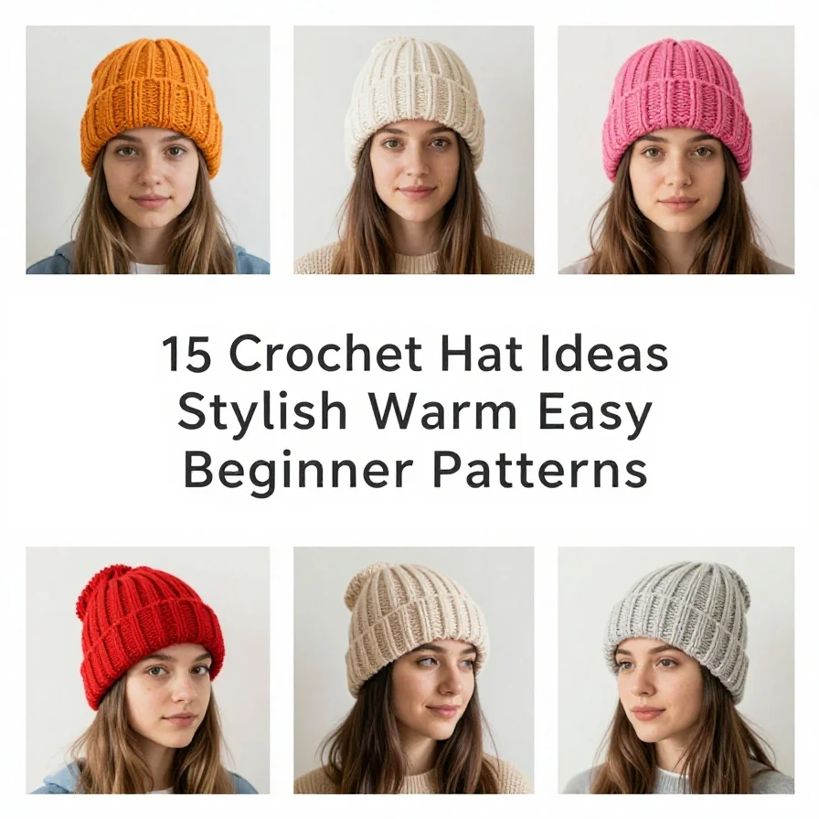 15 Crochet Hat Ideas Stylish Warm Easy Beginner Patterns