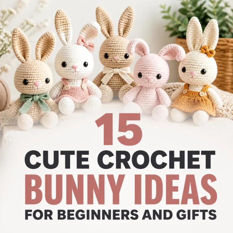 15 Cute Crochet Bunny Ideas for Beginners and Gifts