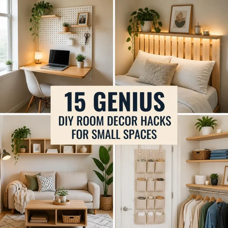 15 Genius DIY Room Decor Hacks for Small Spaces