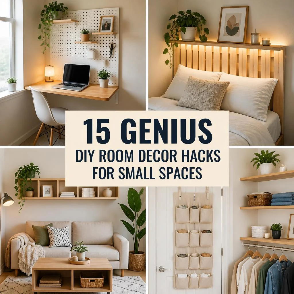15 Genius DIY Room Decor Hacks for Small Spaces