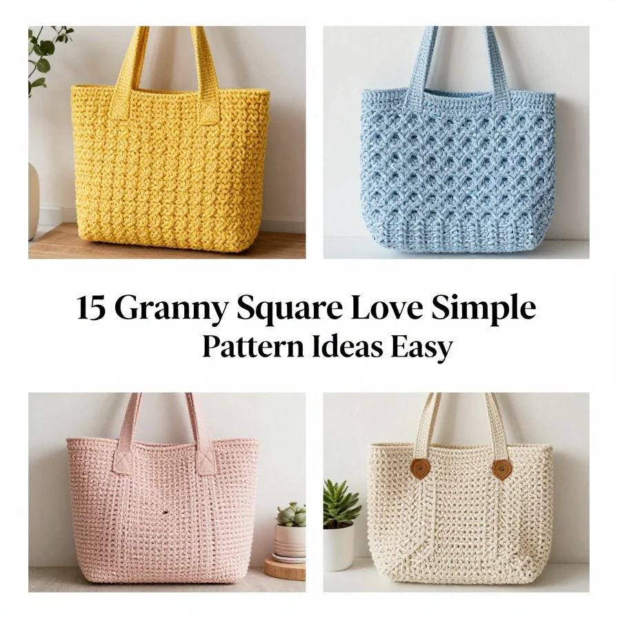 15 Granny Square Love Simple Crochet Pattern Ideas Easy