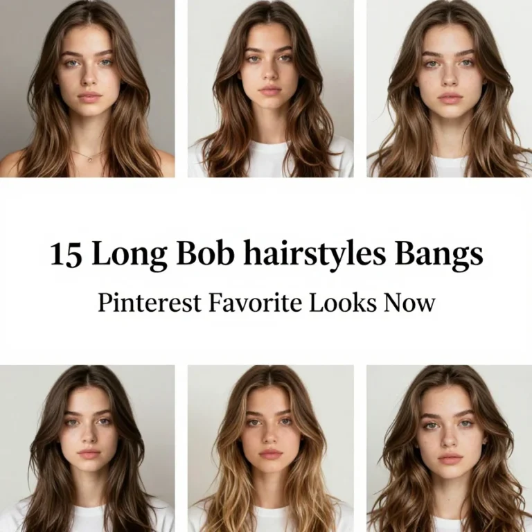15 Long Bob Hairstyles Bangs Pinterest Favorite Looks Now