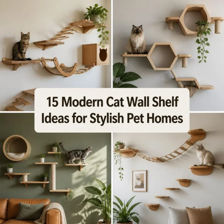 15 Modern Cat Wall Shelf Ideas for Stylish Pet Homes