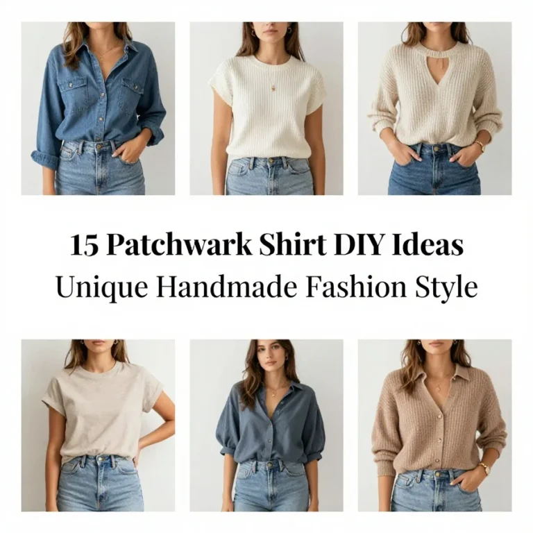 15 Patchwork Shirt DIY Ideas Unique Handmade Fashion Style