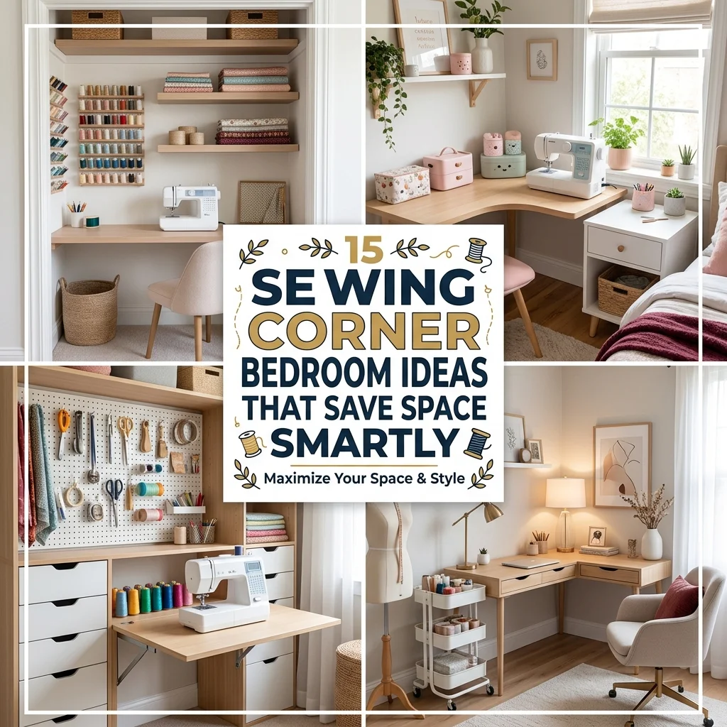 15 Sewing Corner Bedroom Ideas That Save Space Smartly