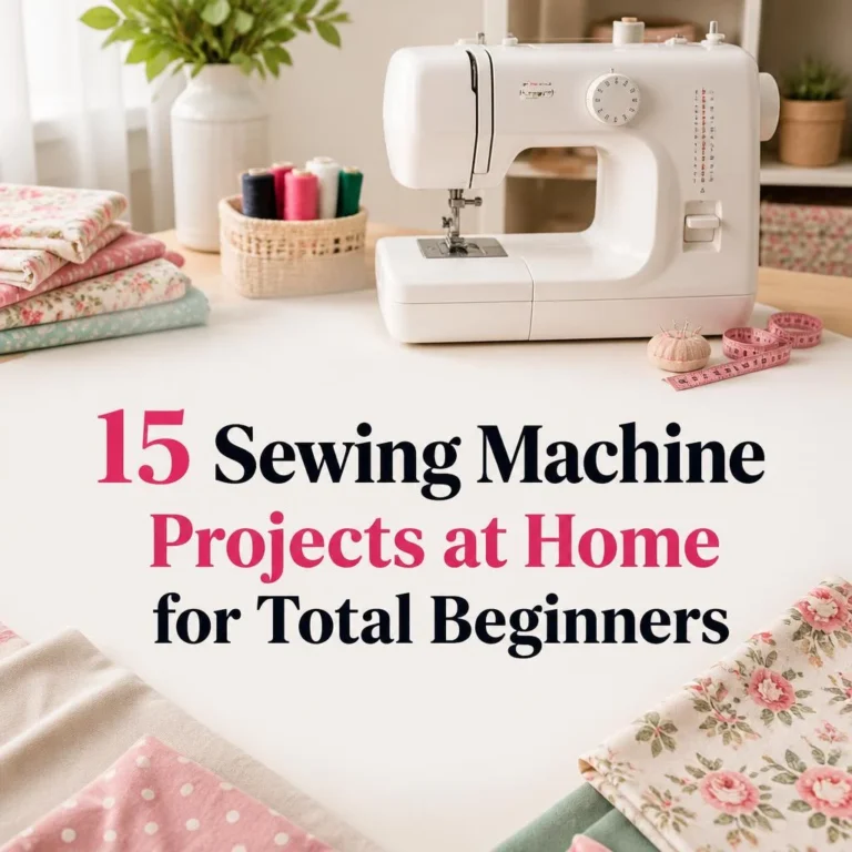15 Sewing Machine Projects at Home for Total Beginners