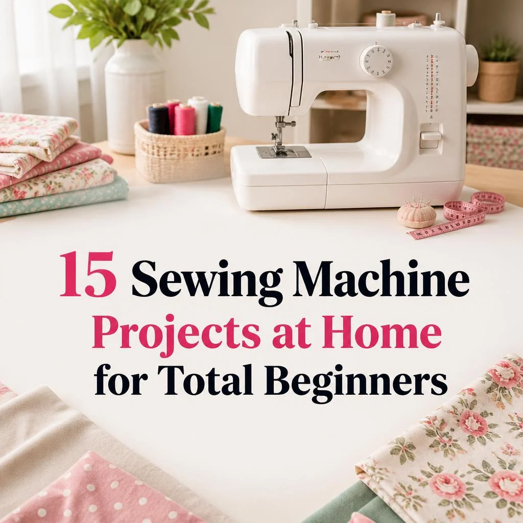 15 Sewing Machine Projects at Home for Total Beginners