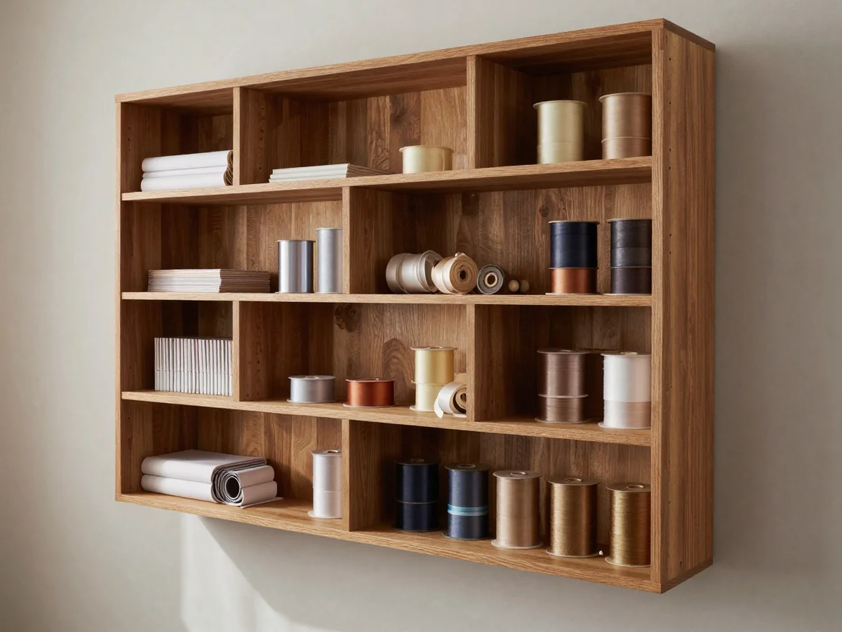 Custom Craft Shelving - 15 Creative Craft Room Shelving Ideas for Storage
