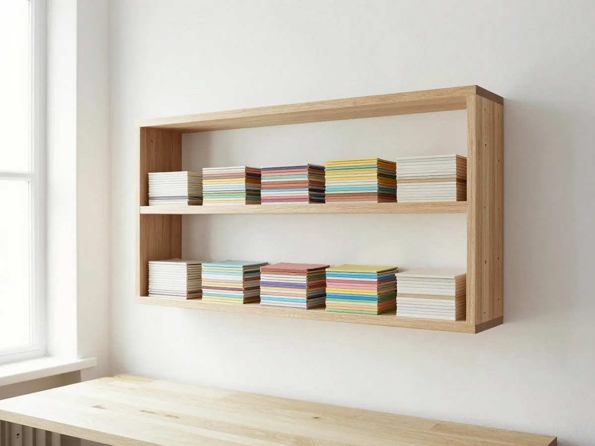 Floating Wall Shelves - 15 Creative Craft Room Shelving Ideas for Storage