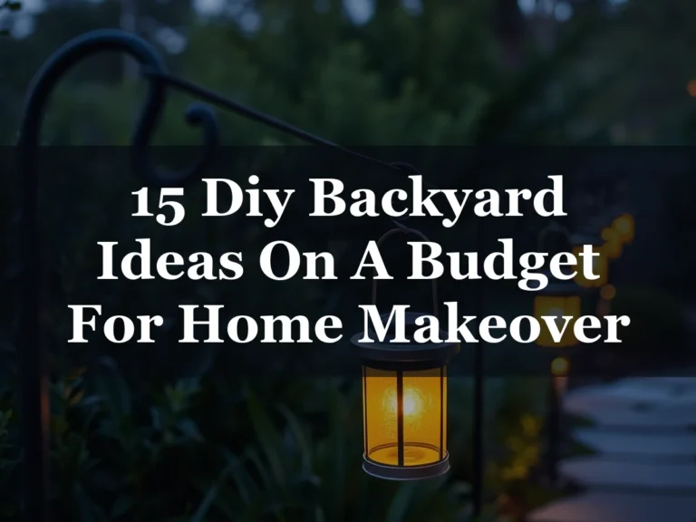 15 Diy Backyard Ideas On A Budget For Home Makeover - 15 DIY Backyard Ideas on a Budget for Home Makeover