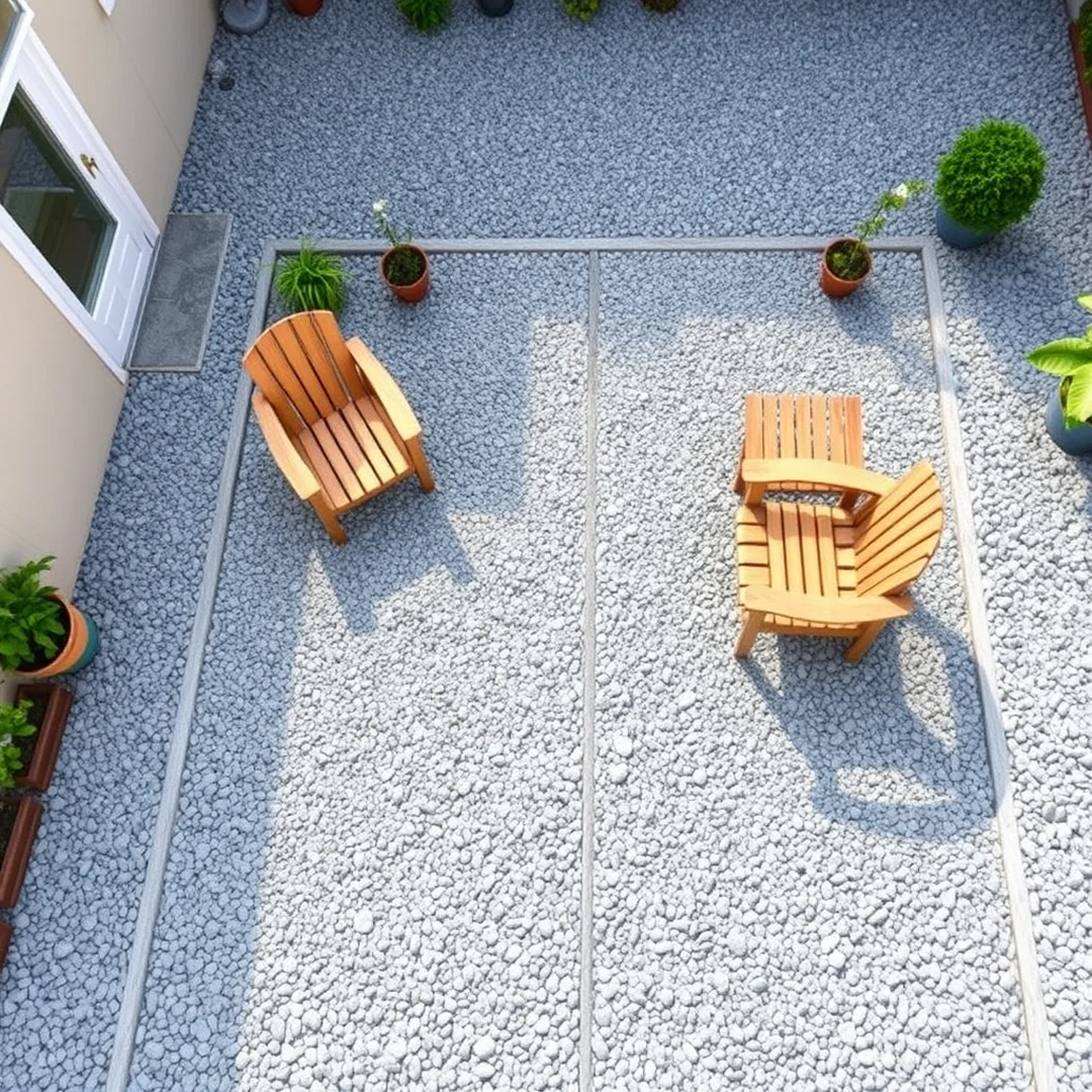 Pea Gravel Patio - 15 DIY Backyard Ideas on a Budget for Home Makeover