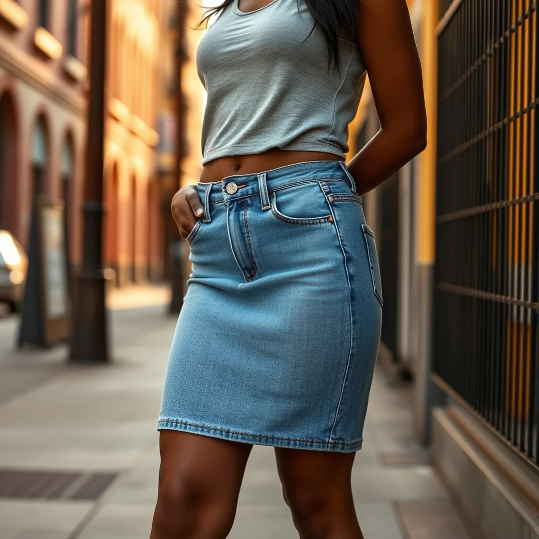 Denim Mini Skirts - 15 Early 2000s Fashion Looks Black Women Inspired Now
