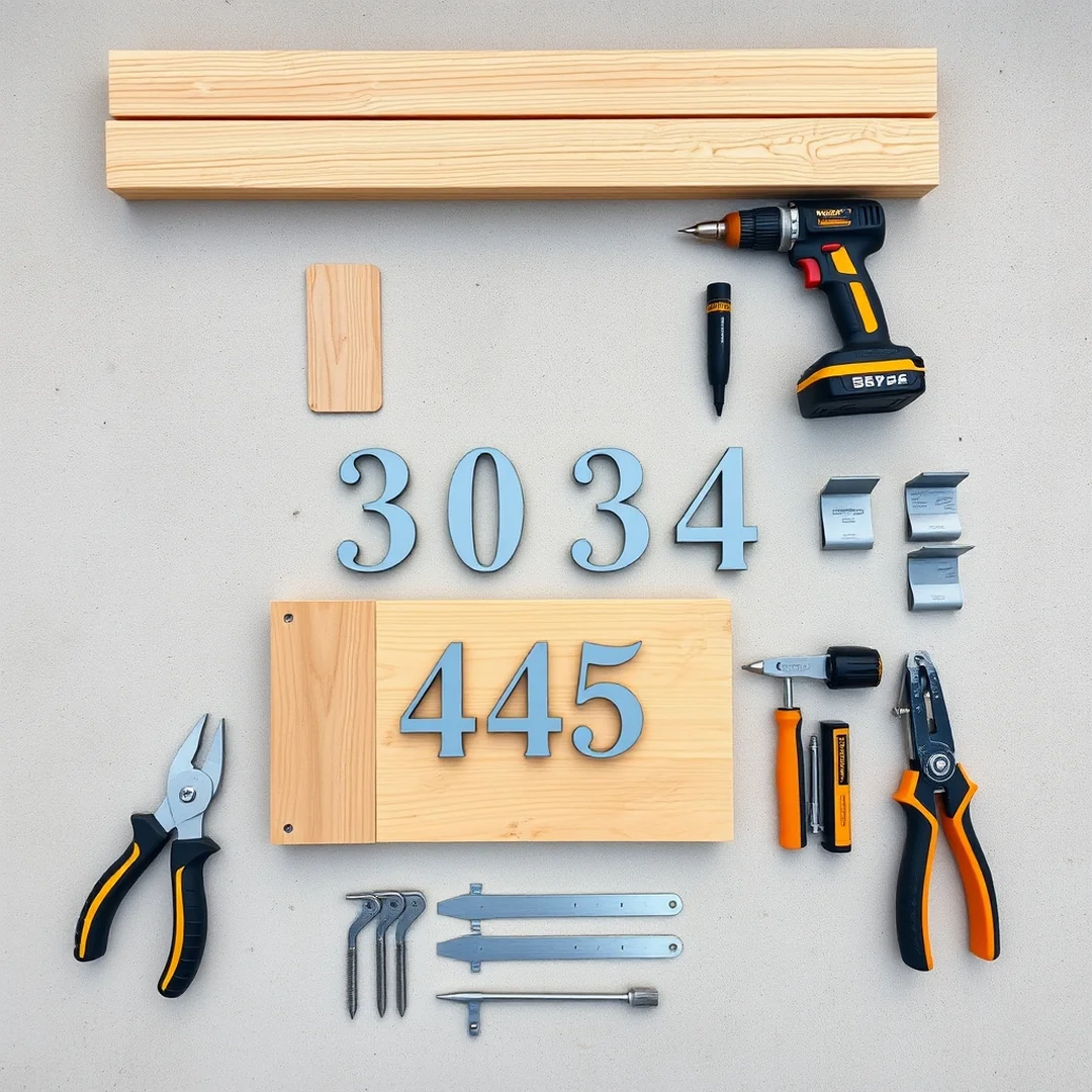 Tips for Installation - 15 Easy DIY House Number Sign Ideas for Modern Homes