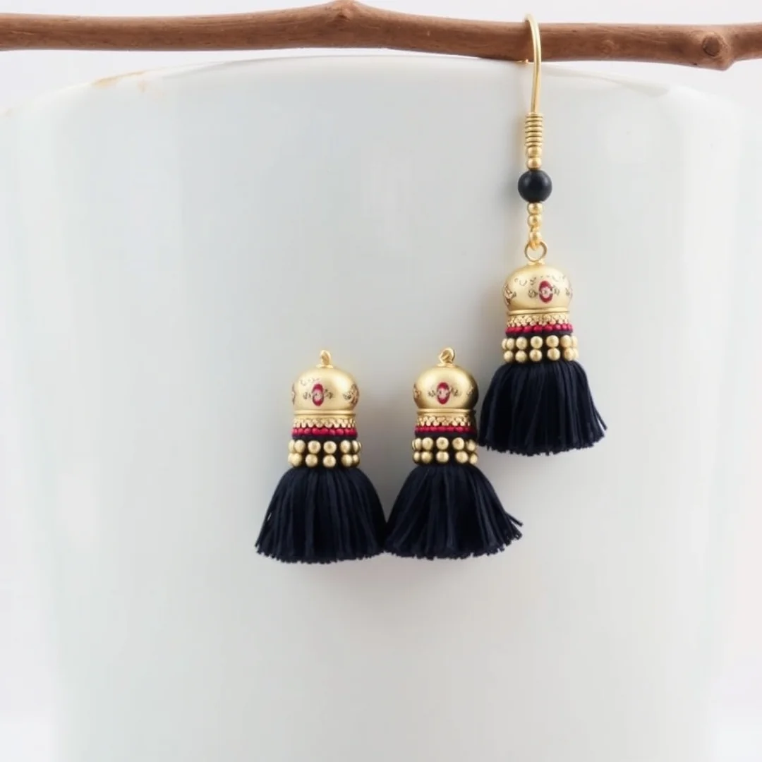 Artisan Tassel Hoops - 15 Handmade Earrings Ideas Stylish Unique DIY Jewelry