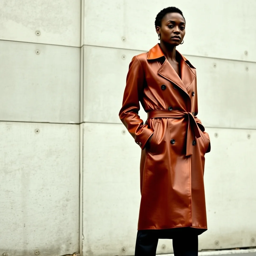 Leather Trench Coats - 15 Hip Hop Fashion Looks Black Women Classic Style Now