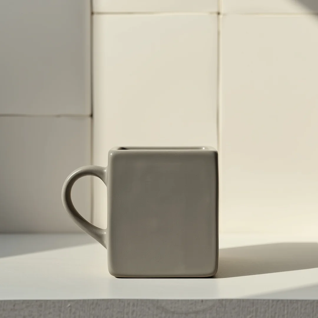 Square Slab Mug - 15 Mug Shape Pottery Ideas for Ceramic Design Inspo