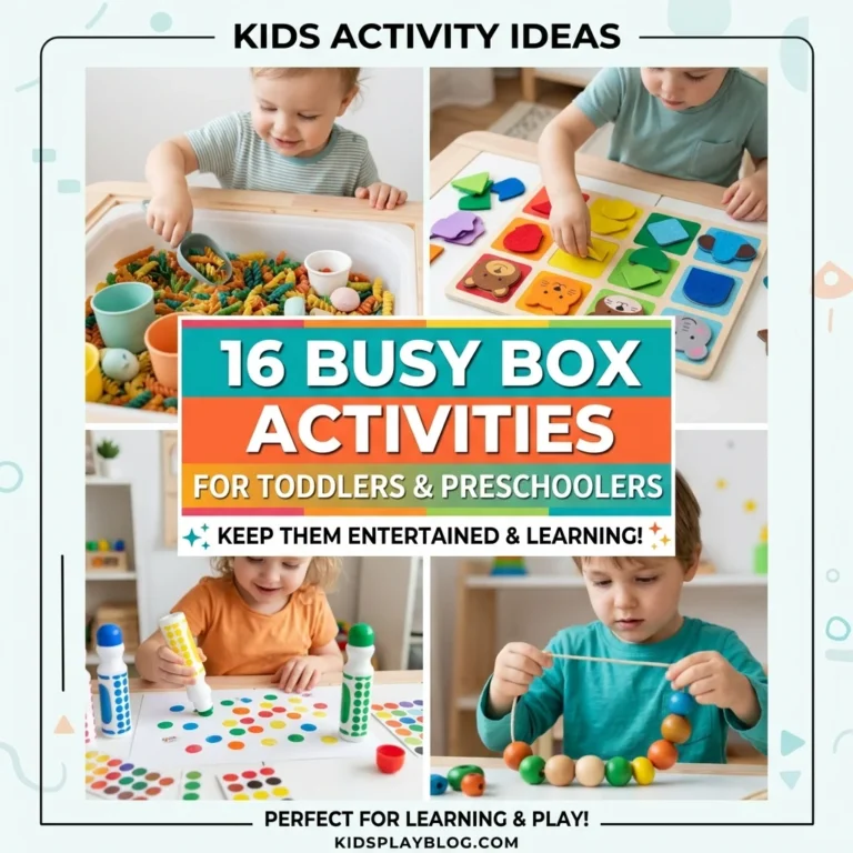 16 Busy Box Activities for Toddlers and Preschoolers