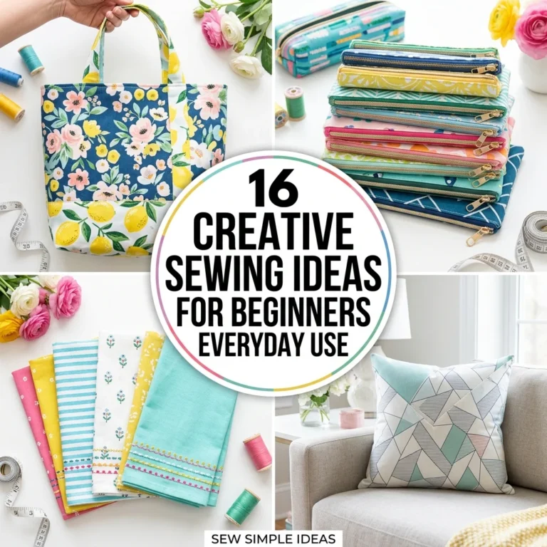 16 Creative Sewing Ideas for Beginners Everyday Use