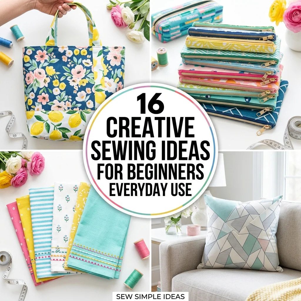 16 Creative Sewing Ideas for Beginners Everyday Use