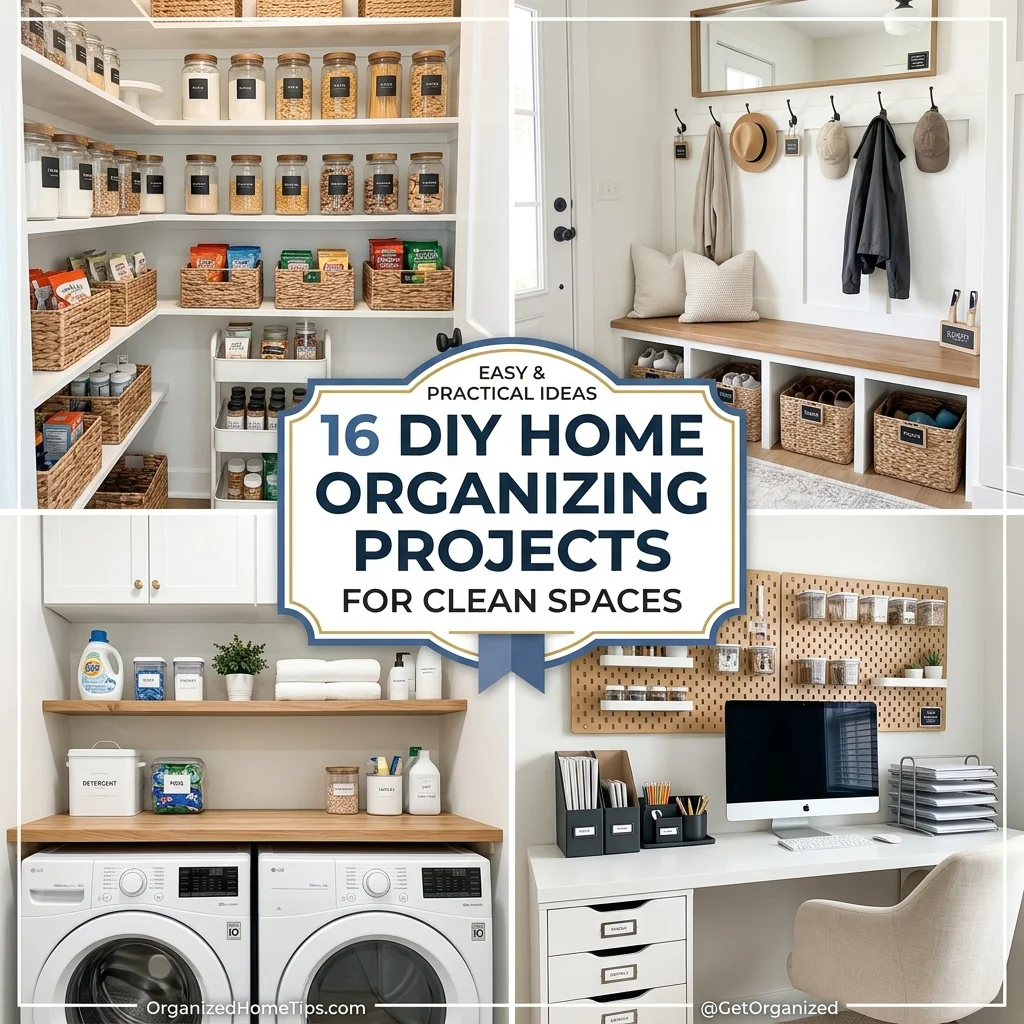 16 DIY Home Organizing Projects for Clean Spaces