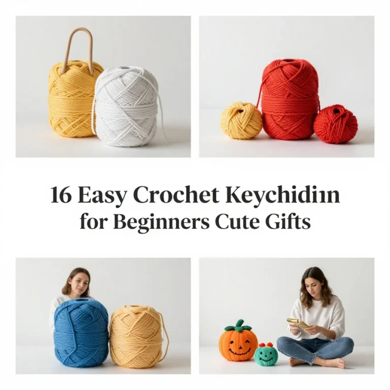 16 Easy Crochet Keychain Ideas for Beginners Cute Gifts