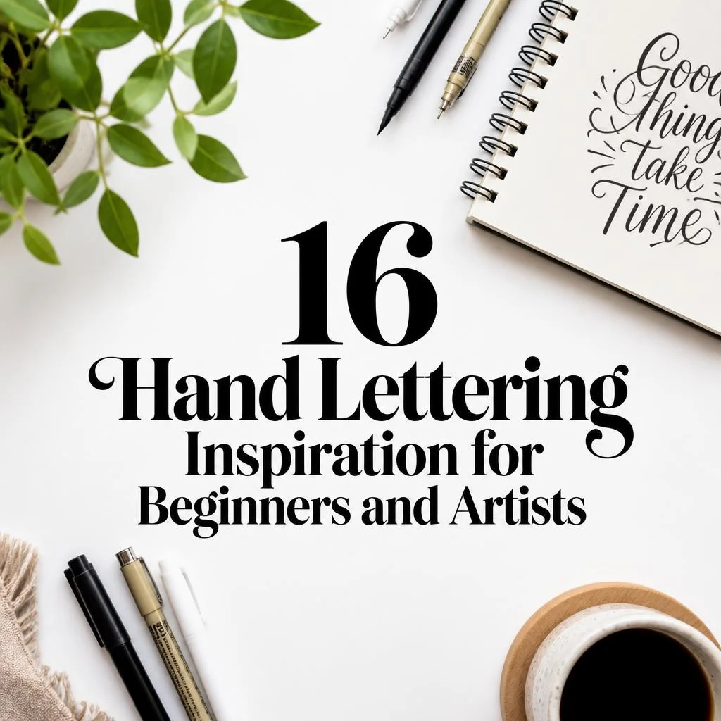 16 Hand Lettering Inspiration for Beginners and Artists