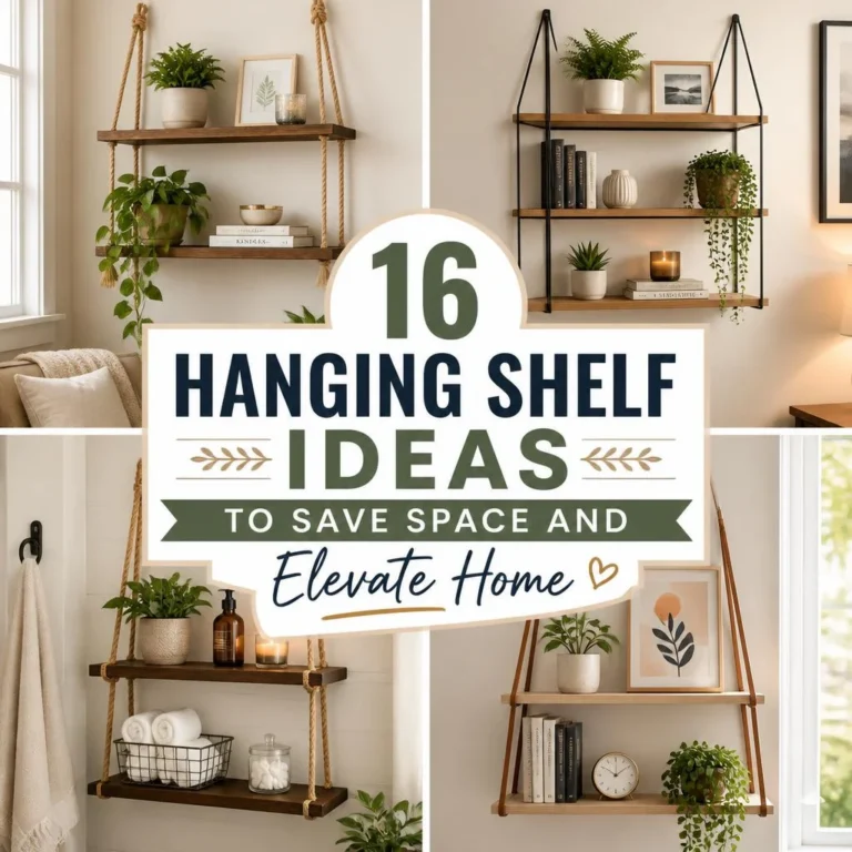 16 Hanging Shelf Ideas to Save Space and Elevate Home