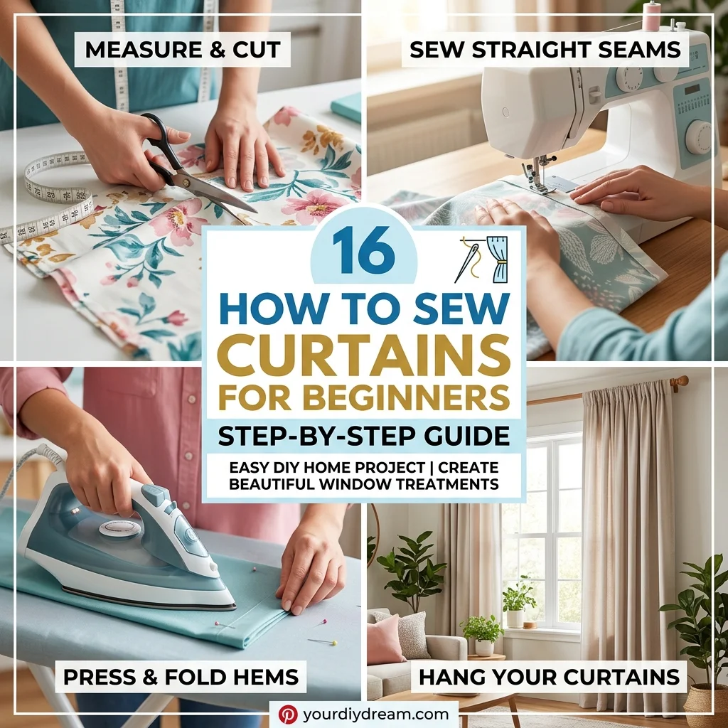 16 How to Sew Curtains for Beginners Step by Step Guide
