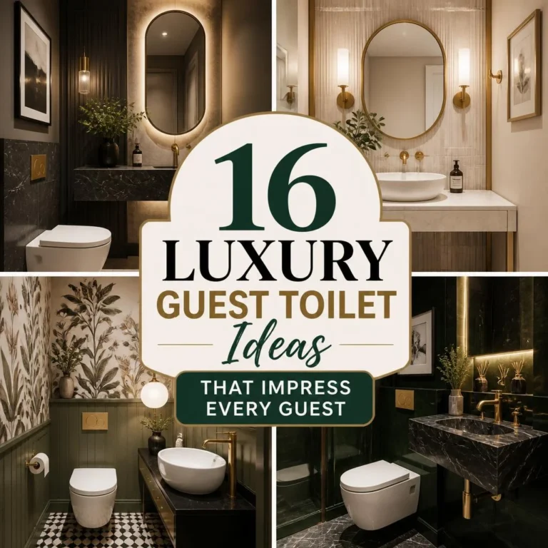 16 Luxury Guest Toilet Ideas That Impress Every Guest