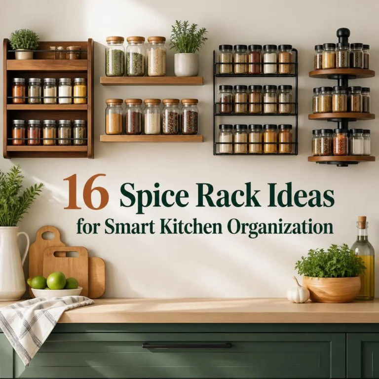 16 Spice Rack Ideas for Smart Kitchen Organization