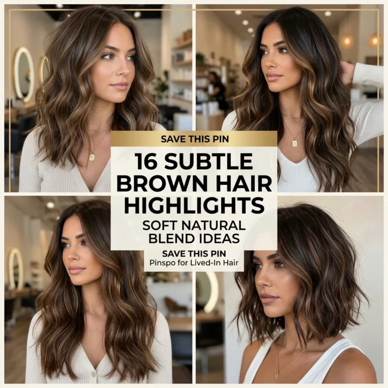 16 Subtle Brown Hair Highlights Soft Natural Blend Ideas