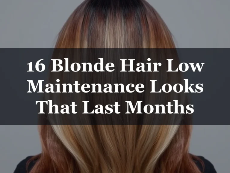 16 Blonde Hair Low Maintenance Looks That Last Months - 16 Blonde Hair Low Maintenance Looks That Last Months