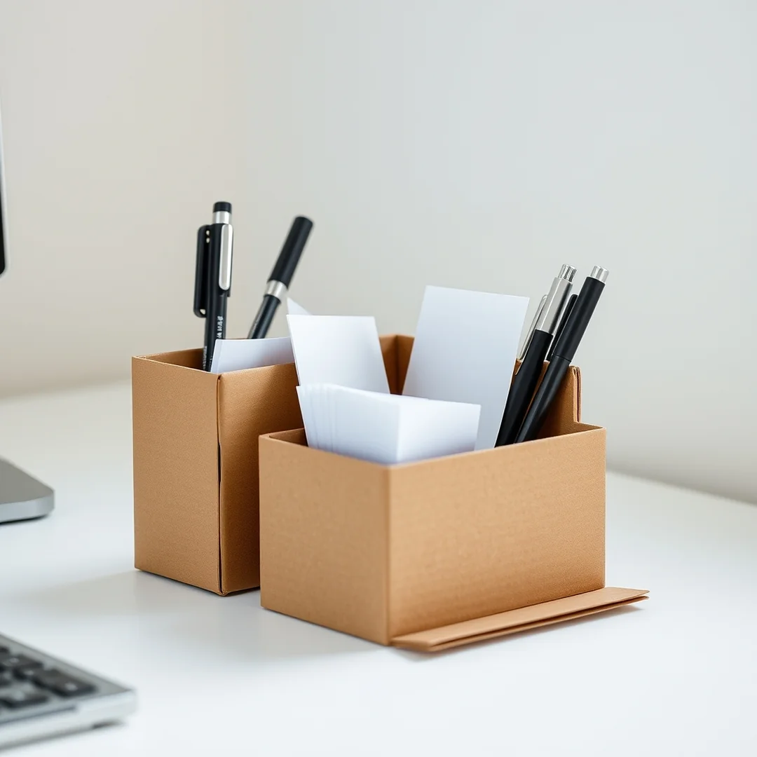 Cardboard Desk Caddy - 16 DIY Stationery Organizer Ideas for Home Desk