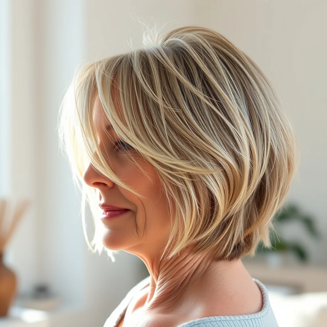 Choppy Layered Bob - 16 Fearless Edgy Short Haircuts Women 50 Bold Statement