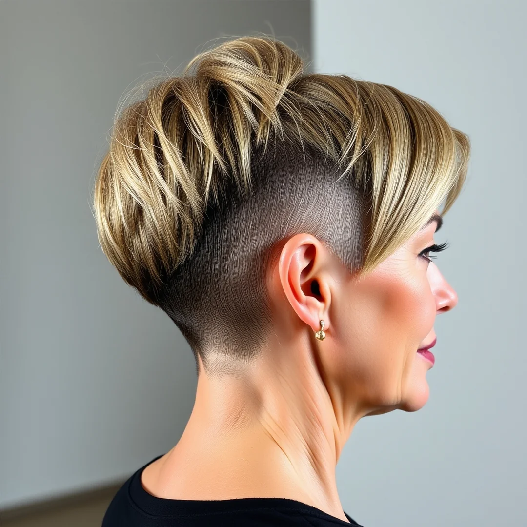 Asymmetrical Undercut Crop - 16 Fearless Edgy Short Haircuts Women 50 Bold Statement