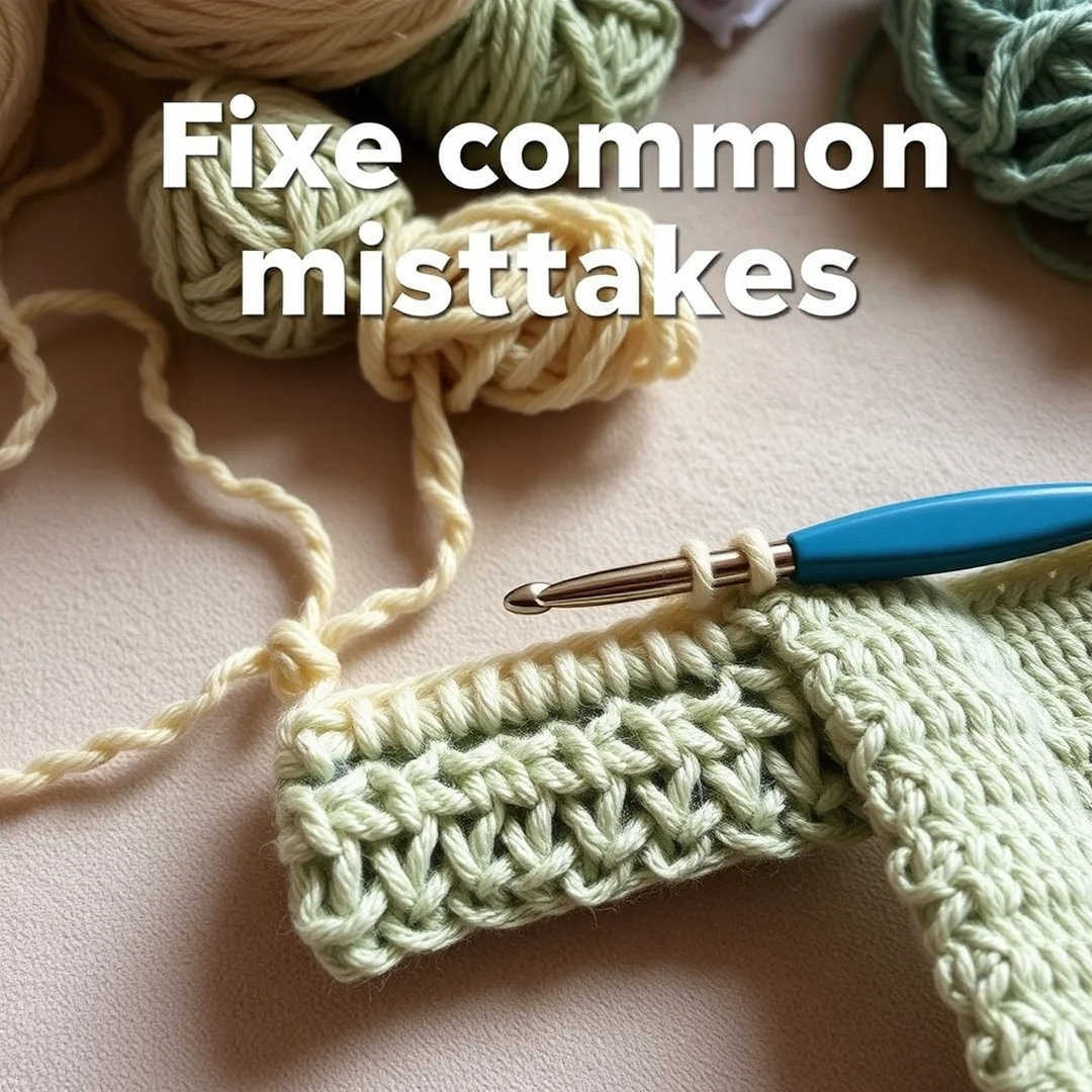 Fixing Common Mistakes - 16 How to Crochet for Beginners Simple Step by Step Guide