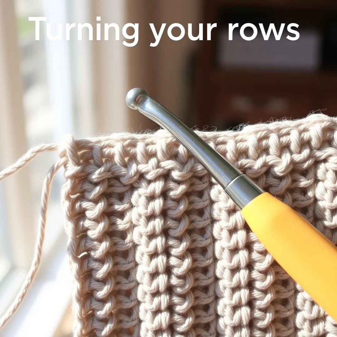 Turning Your Rows - 16 How to Crochet for Beginners Simple Step by Step Guide