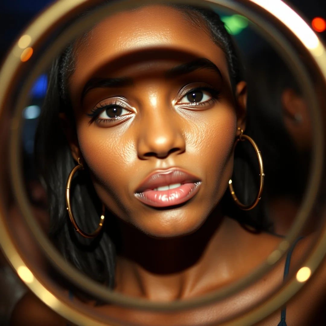 Oversized Hoop Earrings - 16 Iconic 2000s Party Outfits Black Women Love Now