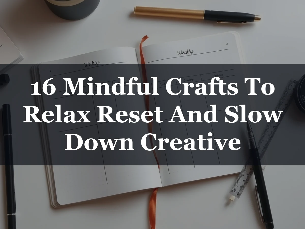 16 Mindful Crafts To Relax Reset And Slow Down Creative - 16 Mindful Crafts to Relax Reset and Slow Down Creative