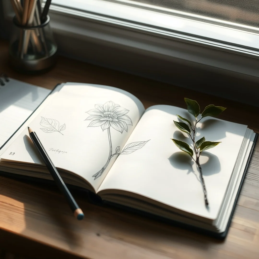 Botanical Illustration Practice - 16 Mindful Crafts to Relax Reset and Slow Down Creative