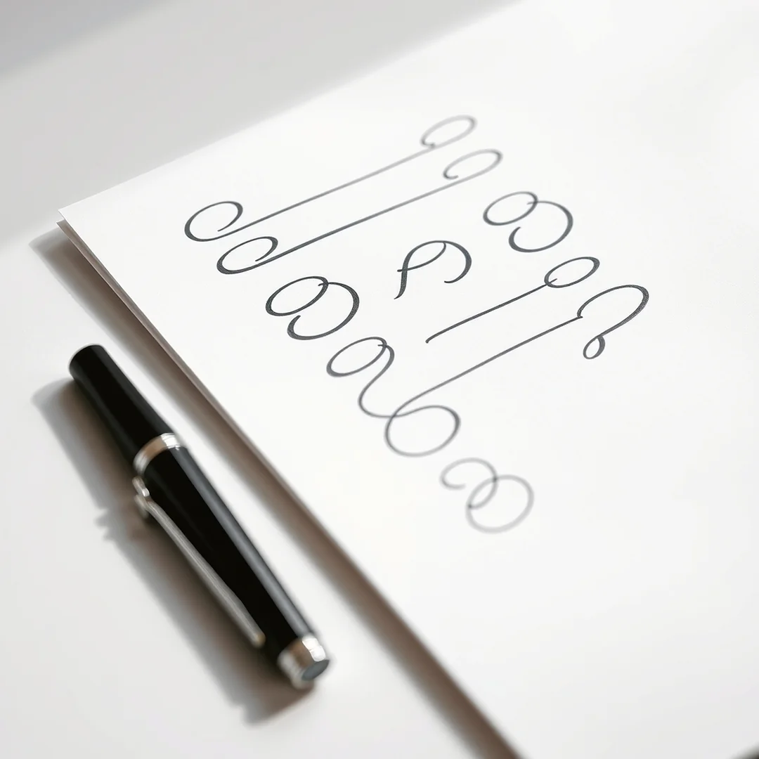 Calligraphy Stroke Exercises - 16 Mindful Crafts to Relax Reset and Slow Down Creative