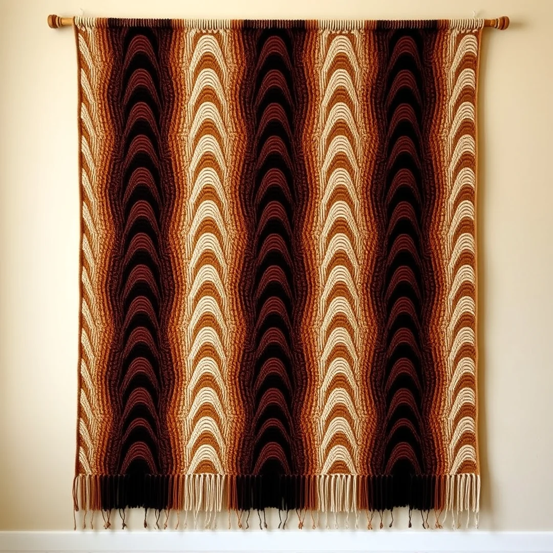 Classic Flame Stitch - 16 Stunning Bargello Needlepoint Patterns Creative Art Ideas