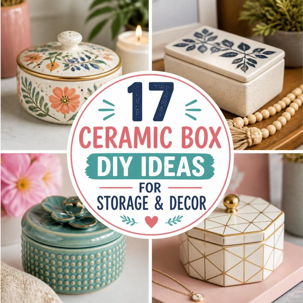 17 Ceramic Box DIY Ideas for Storage and Decor