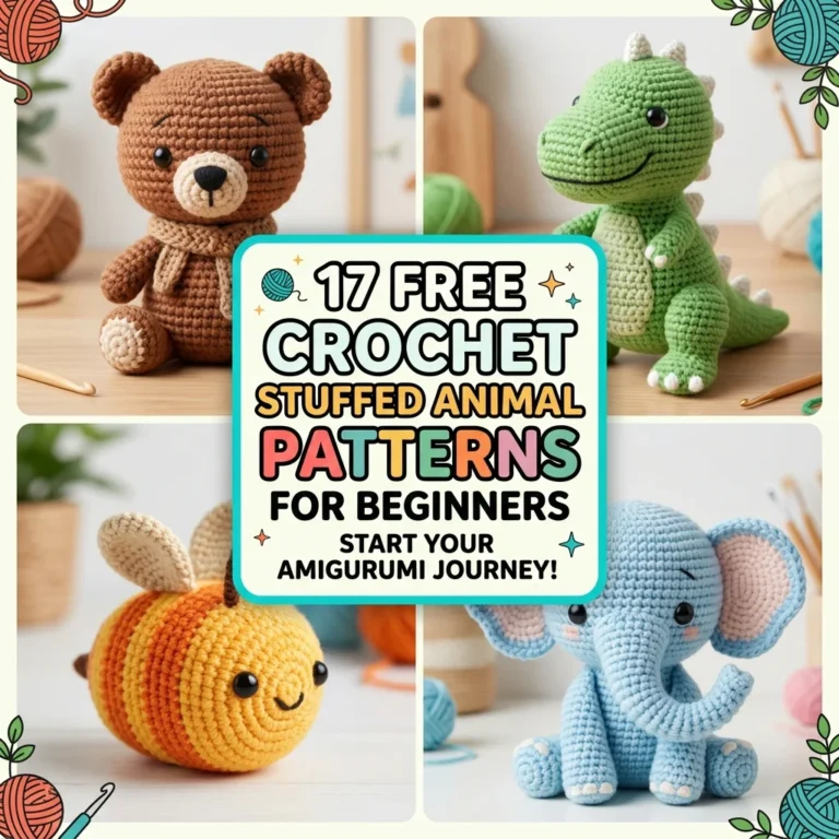 17 Crochet Stuffed Animals Free Patterns for Beginners