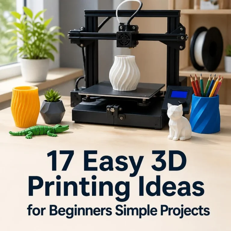 17 Easy 3D Printing Ideas for Beginners Simple Projects