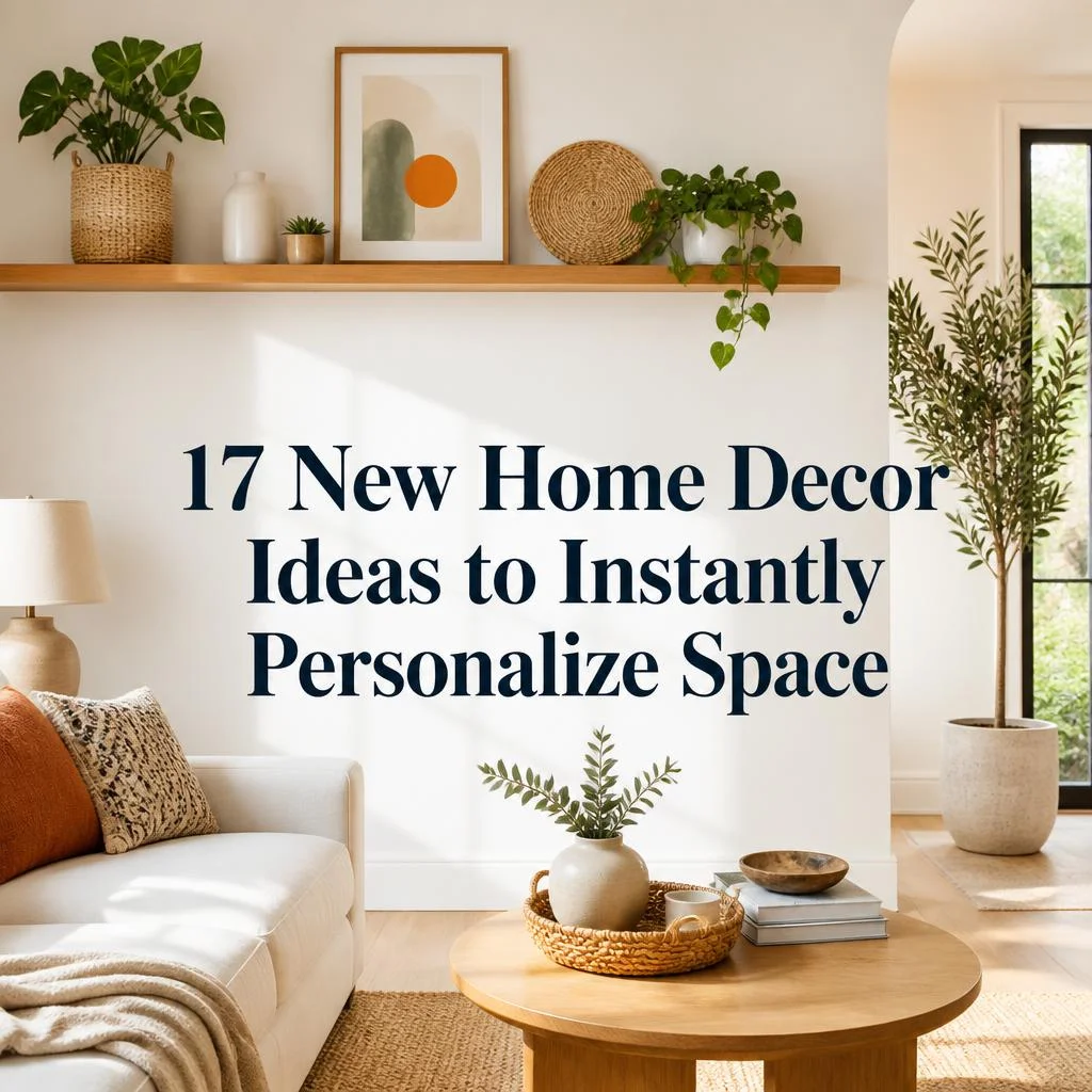17 New Home Decor Ideas to Instantly Personalize Space