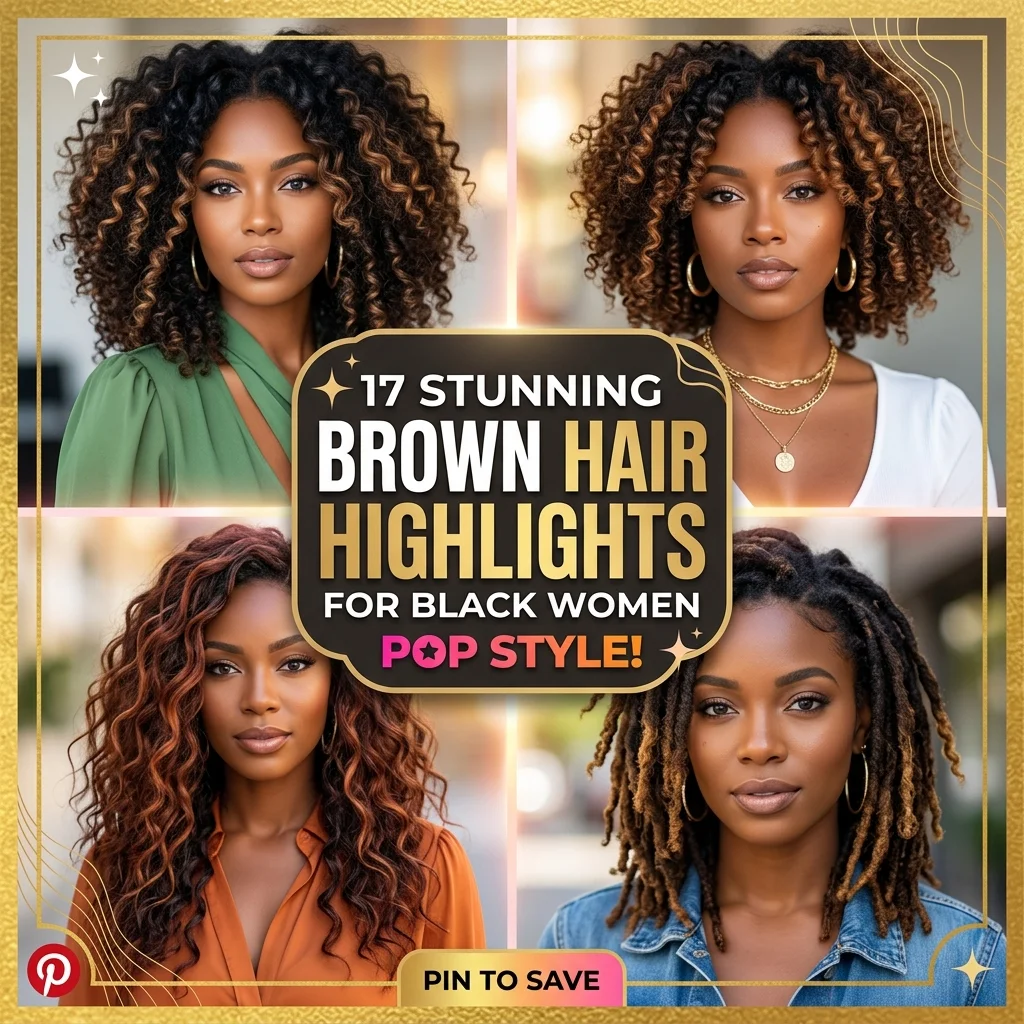 17 Stunning Brown Hair Highlights Black Women Pop Style